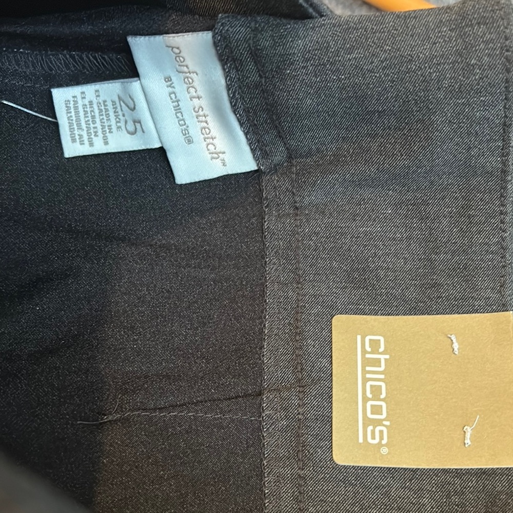 Chico's Charcoal Perfect Stretch Trousers